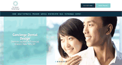 Desktop Screenshot of conciergedentaldesign.com